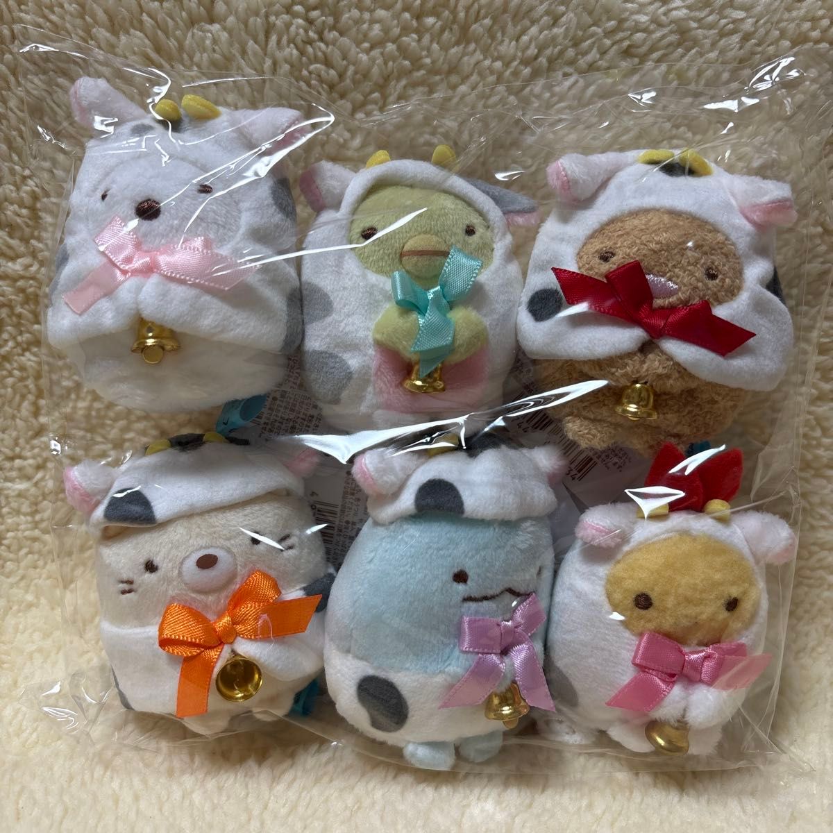 すみっコぐらし ぬいぐるみ 丑年 干支ぬいぐるみ 受注生産 すみっコぐらし 干支 丑 正月 2021年 うし てのりぬいぐるみ
