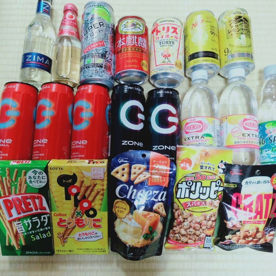 Paypayフリマ チューハイ 炭酸 おつまみ お菓子など点セット Paypayフリマ チューハイ 炭酸 おつまみ お菓子など点セット