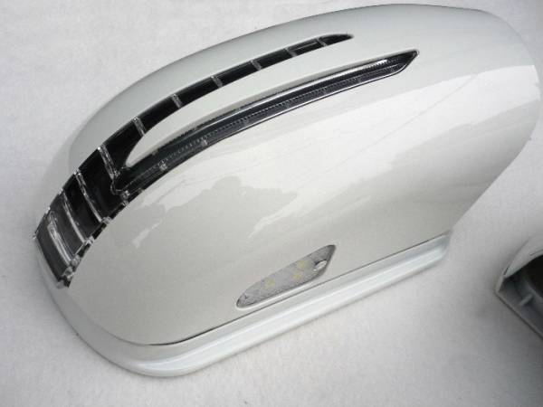  Benz W220 S Class previous term Arrow door mirror cover white /9932