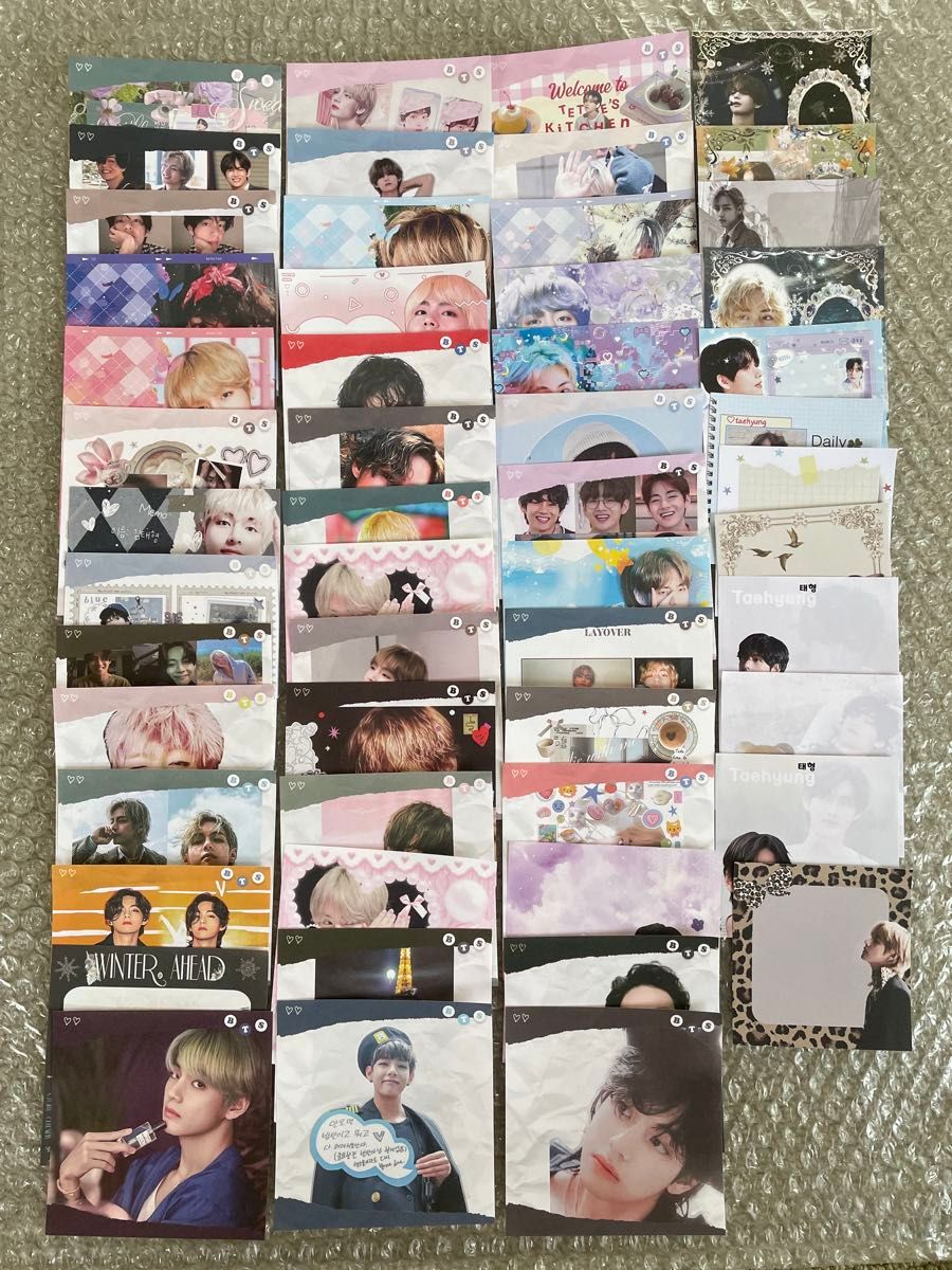 BTS メモ帳セット テテ② BTS V テヒョン テテ 韓国製作者様 メモセット|Yahoo!フリマ