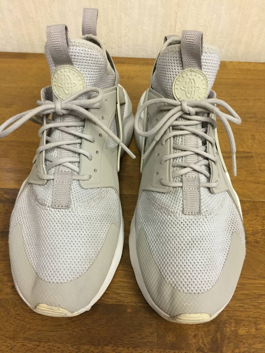 Nike AIR HUARACHE RUN ULTRA BR グレー ２７ USED ハラチ ラン_画像1