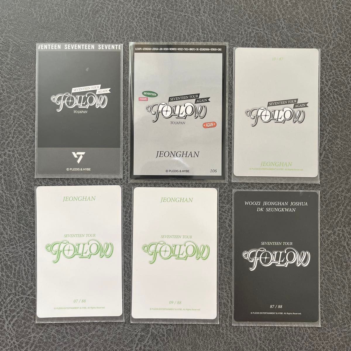 セブチ ジョンハン トレカ まとめ売り ③ SEVENTEEN ジョンハン FOLLOW トレカまとめ売り|Yahoo!フリマ