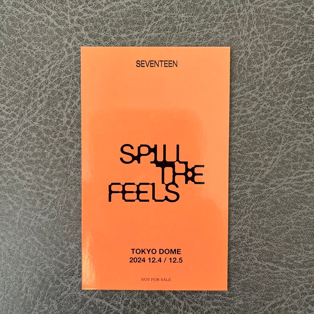 【ユニバ】 SPILL THE FEELS 会場限定 名古屋 ジョンハン SEVENTEEN ジョンハン SPILL THE FEELS 会場限定トレカ 東京