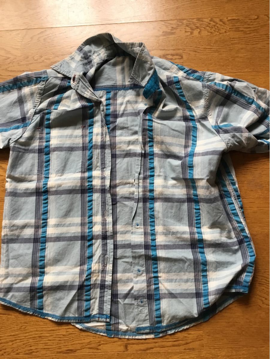 GAP 160 半袖シャツ チェックシャツ