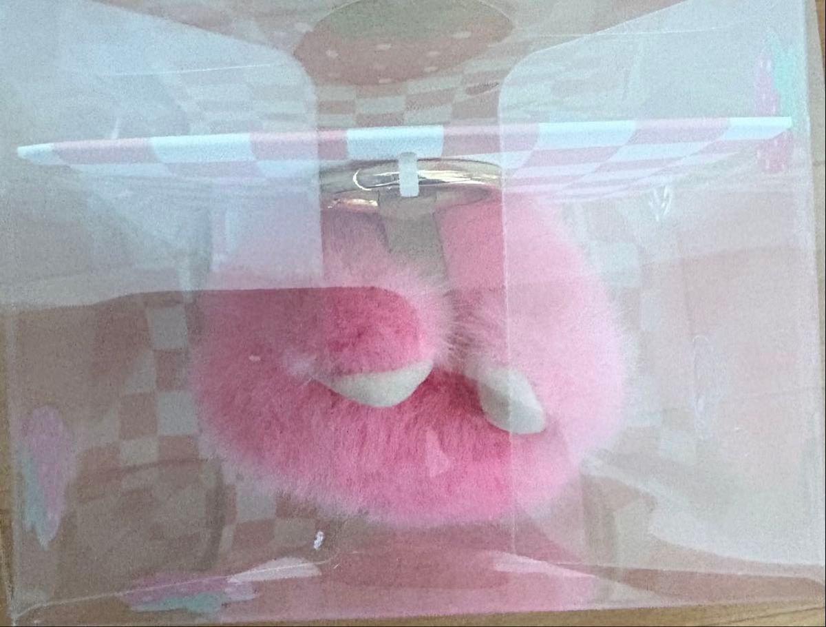 ZIMOMO ジモモ ふわふわぬいぐるみ LABUBU ピンク いちご 新作 ZIMOMO ジモモ ふわふわぬいぐるみ LABUBU 新いちごピンク
