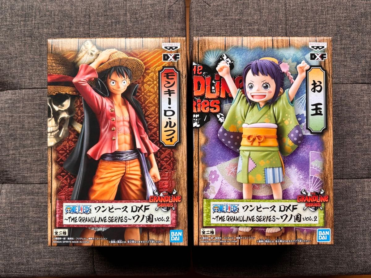【いいね大歓迎♪】ワンピース ワノ国 フィギュア 41個セット② ワンピース GRANDLINE ワノ国 フィギュア vol 2 ルフィ&お玉 2個