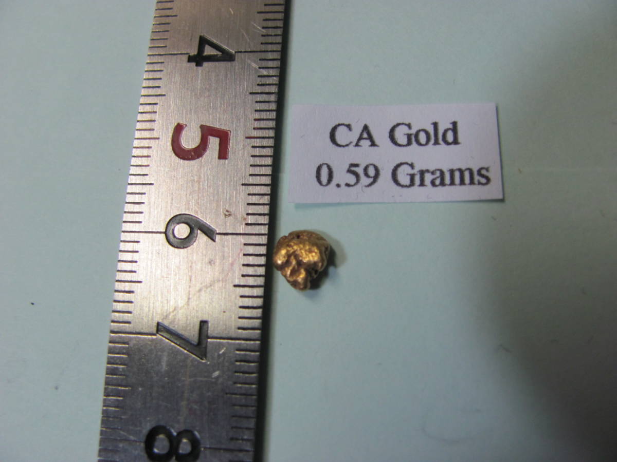  gold nageto California .. gold . Gold finger 0.598g