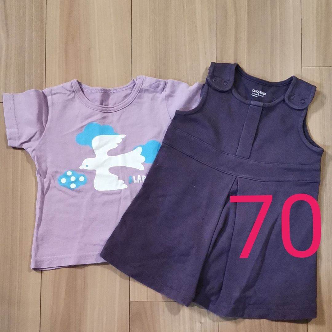 半袖Tシャツ GAPワンピース 70 女の子