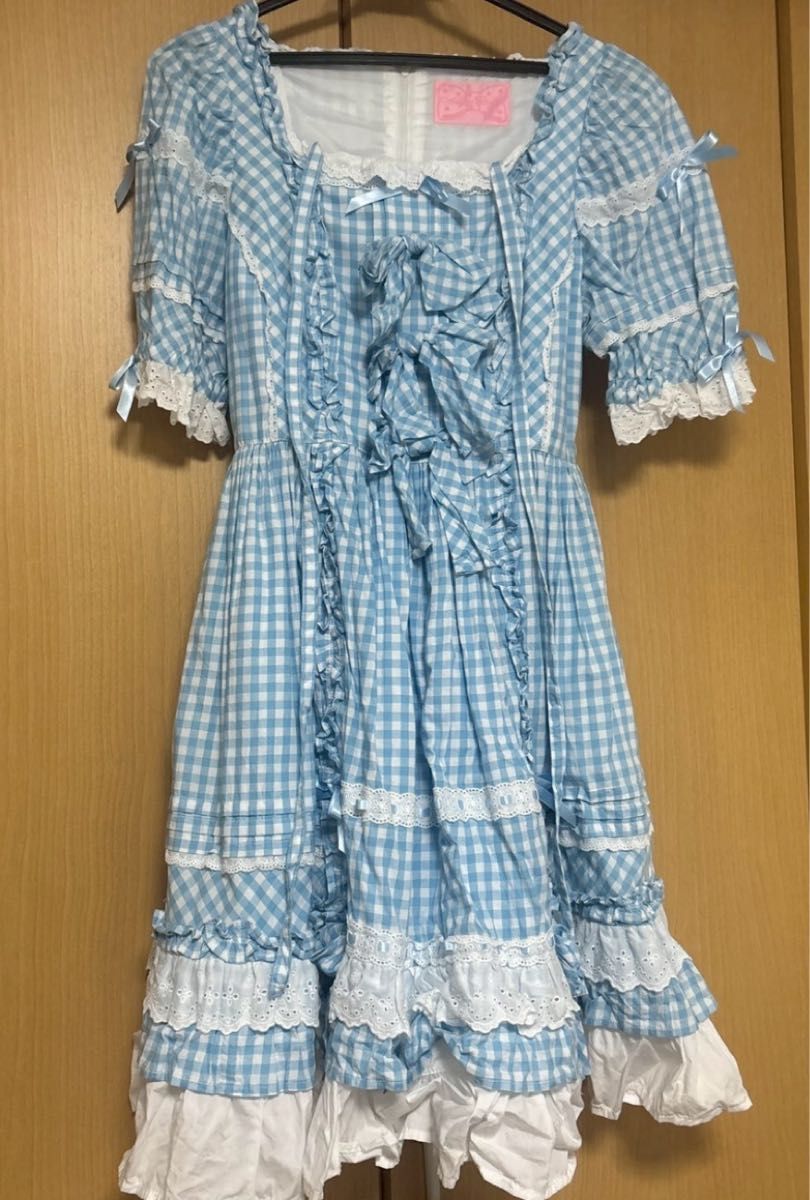 Angelic Pretty 半袖ワンピース Angelic Pretty お菓子柄半袖