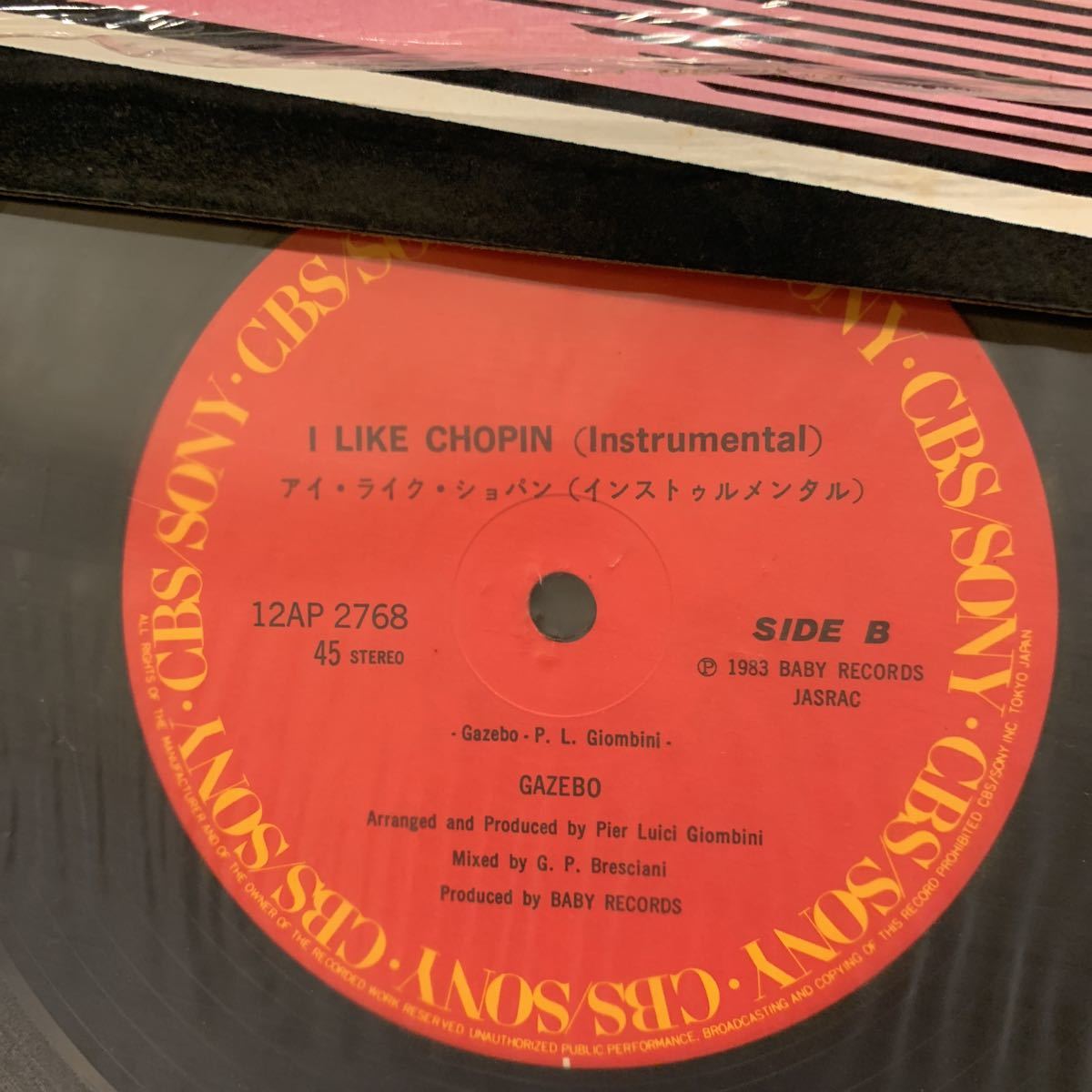 Gazebo/I Like Chopin 中古レコード_画像4
