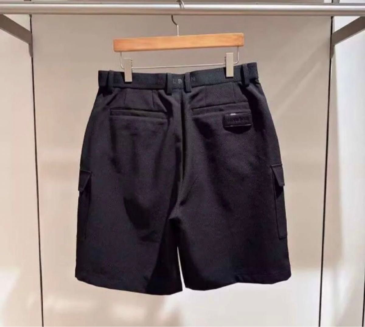 Malbon 黒 シャツとショートパンツセット ゴルフウェア マルボン 新作MALBON マルボンゴルフ メンズ ショートスリーブシャツ