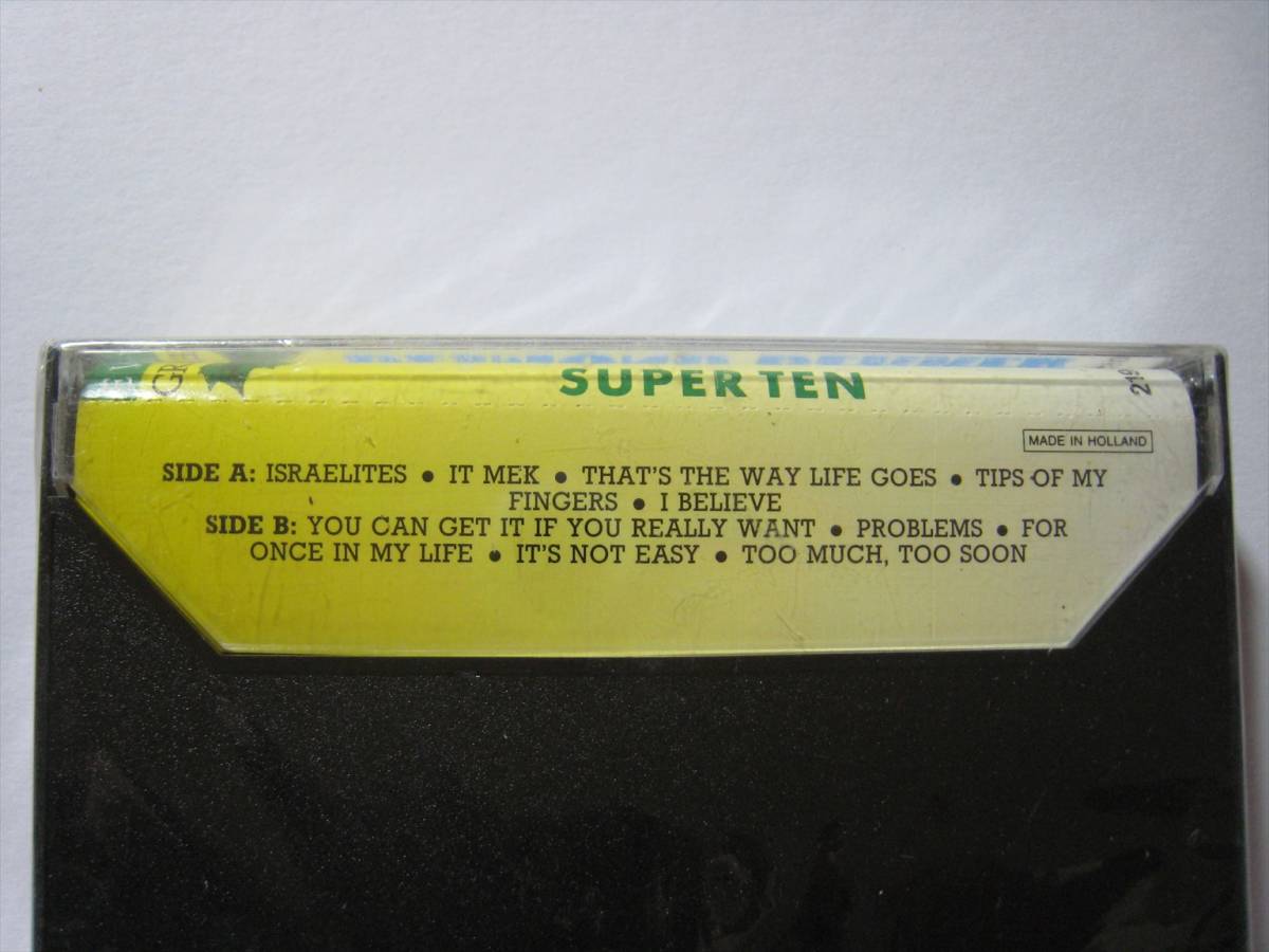 [ cassette tape ] DESMOND DEKKER / * new goods unopened * SUPER TEN (GREATEST HITS) Holland version Desmond * decker 