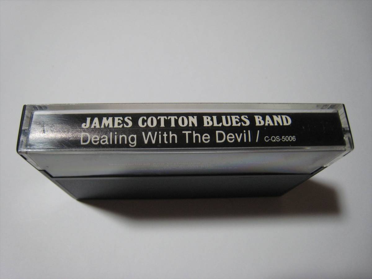 【 кассета  лента  】 JAMES COTTON BLUES BAND / DEALING WITH THE DEVIL US издание  ... *   хлопок  