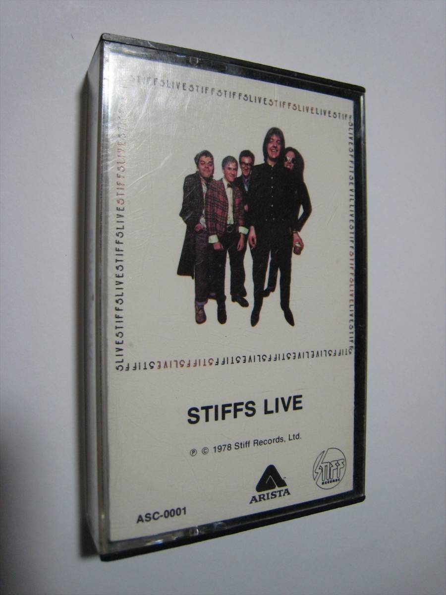 [ кассетная лента ] V.A. (NICK LOWE, ELVIS COSTELLO др. ) / STIFFS LIVE US версия стойка f* Live 