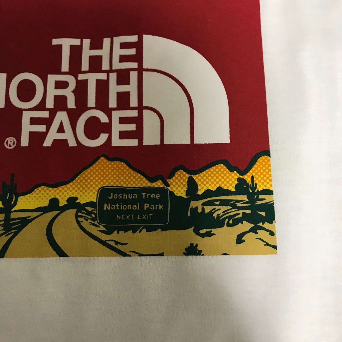 THE NORTH FACE スクエアロゴ Tシャツ ホワイト XLサイズ