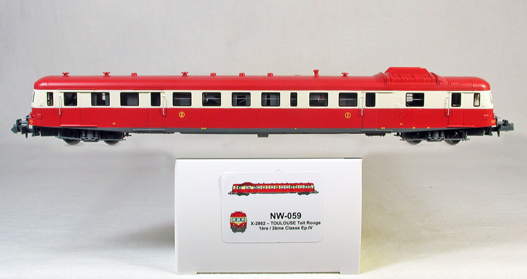 REE-MODELES #NW-059 ＳＮＣＦ（フランス国鉄）X-２８００ オートレイル （ベージュ／ルージュ／ルージュ屋根）_画像1