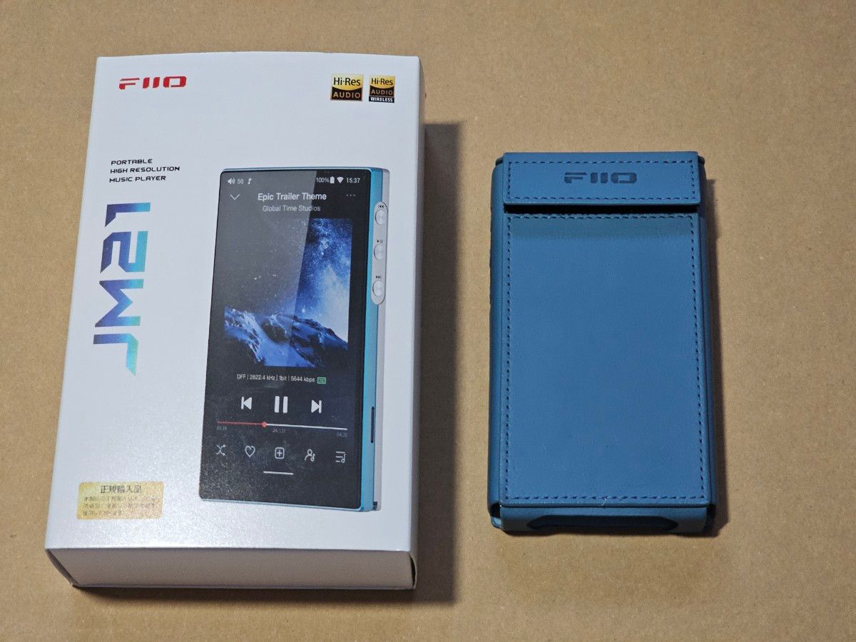 【正規輸入品】 FIIO JM21 Blue 純正ケース付き FiiO JM21ブルー 純正PUレザーケース付き|Yahoo!フリマ(旧