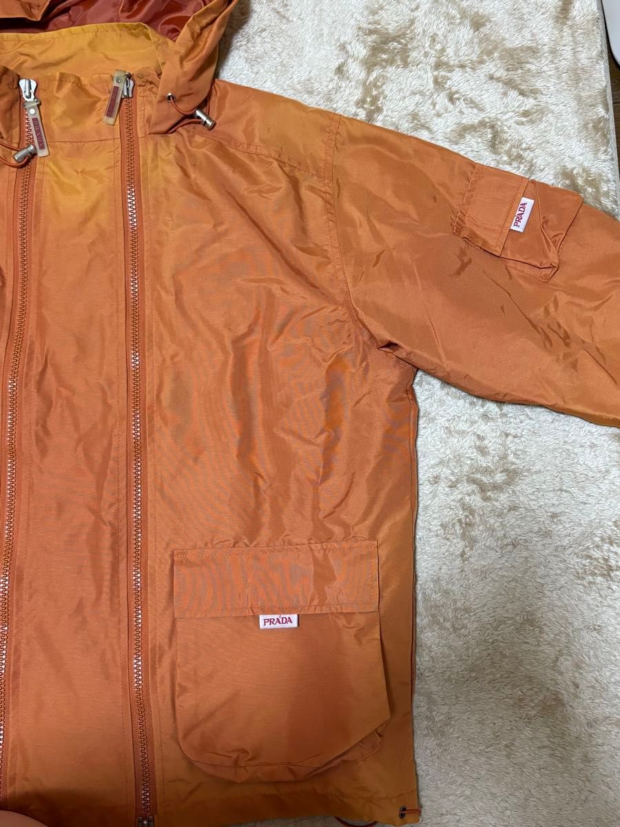PRADA SPORT プラダスポーツ ゴアテックス ジャケット オレンジ PRADA プラダ スポーツマウンテンパーカー ジャケット オレンジ