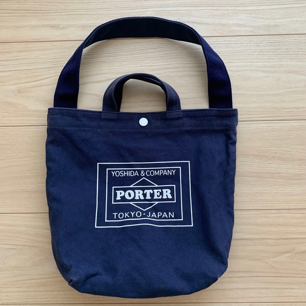 【ネイビー】 PORTER×LOWERCASE トートバッグ PORTER ポーター トートバッグ キャンバス ネイビー LOWERCASE