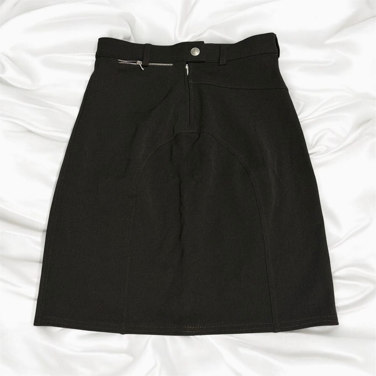 GUCCI グッチ ひざ丈スカート 黒 -(M位) 4103624E0310 オールドグッチ GUCCI (38) 膝丈スカート タイト トムフォード