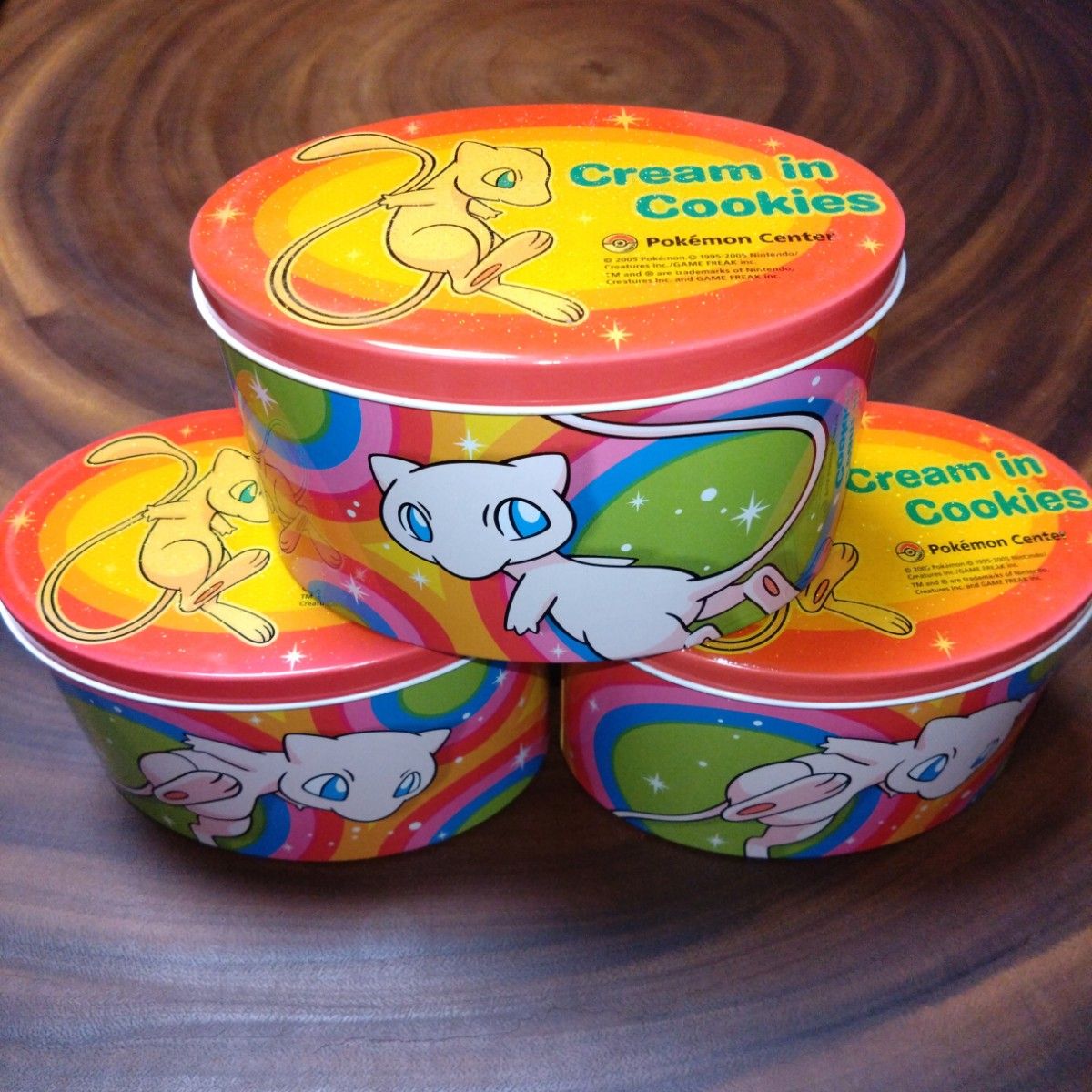 ポケモン お菓子缶 スノードーム缶 ピンク ミュウ ポケモンセンター ポケモン 缶 お菓子缶 空き缶 ミュウ 3個