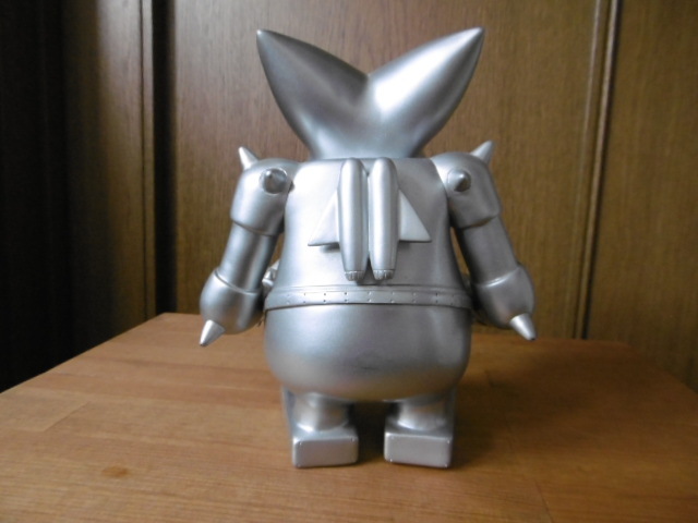 BOUNTY HUNTER メカルくん 美品 /レア シルバー ロボット フィギュア 玩具 ソフビ バウンティハンター