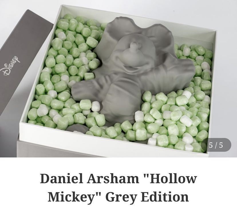 Daniel Arsham Hollow Mickey Grey Edition ダニエルアーシャム ポケモン ミッキー 空山基 村上隆 Kyne_画像4