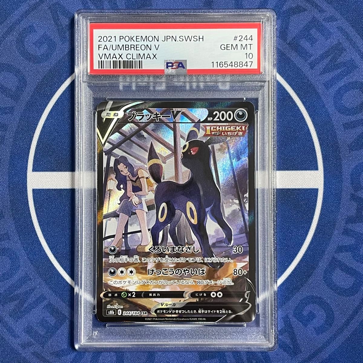 ブラッキーVmax ニンフィアVmax CSR 4連番セットPSA10