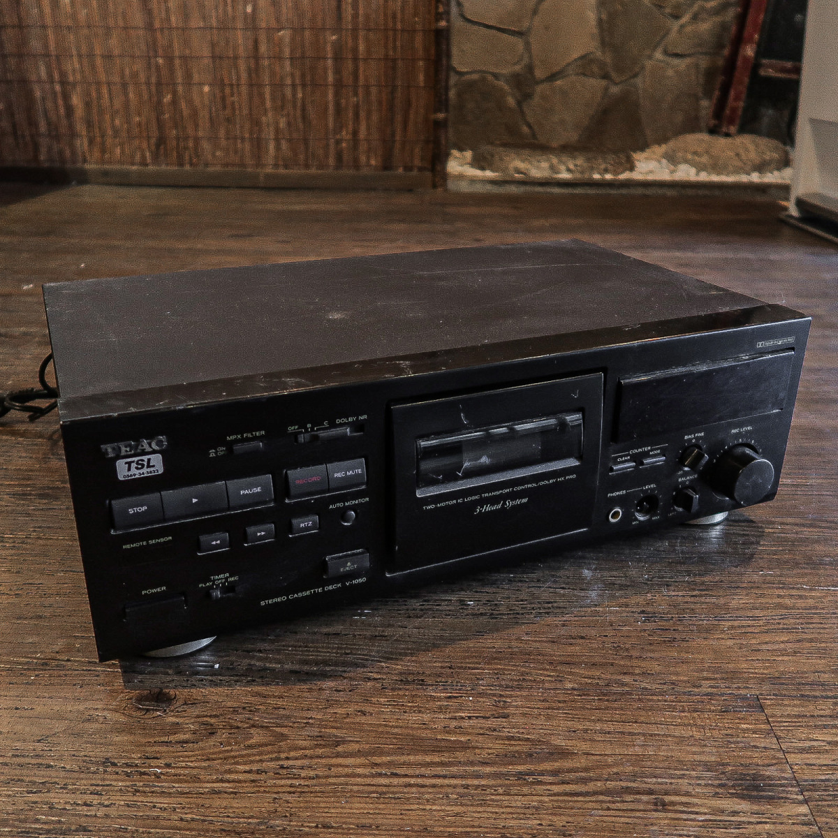 -ジャンク- TEAC V-1050 ティアック カセットデッキ -GRUN SOUND-u838-_画像1