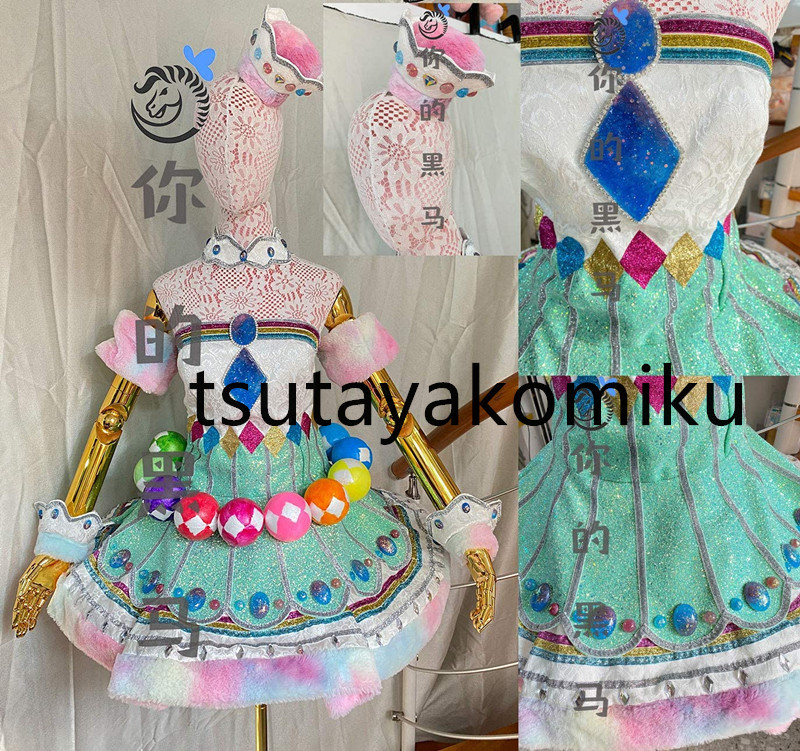 キラッとプリ チャン だいや コスプレ衣装+髪飾り+手飾り キラッとプリ チャン だいや コスプレ衣装+髪飾り+手飾り