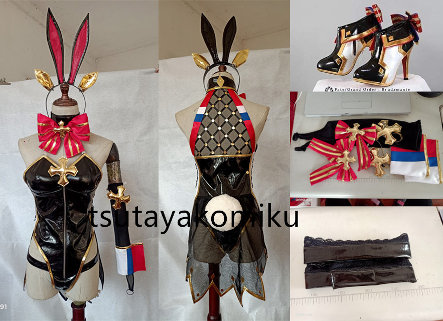 コスプレ衣装+髪飾り◇Fate/Grand Order ブラダマンテ バニー (礼装