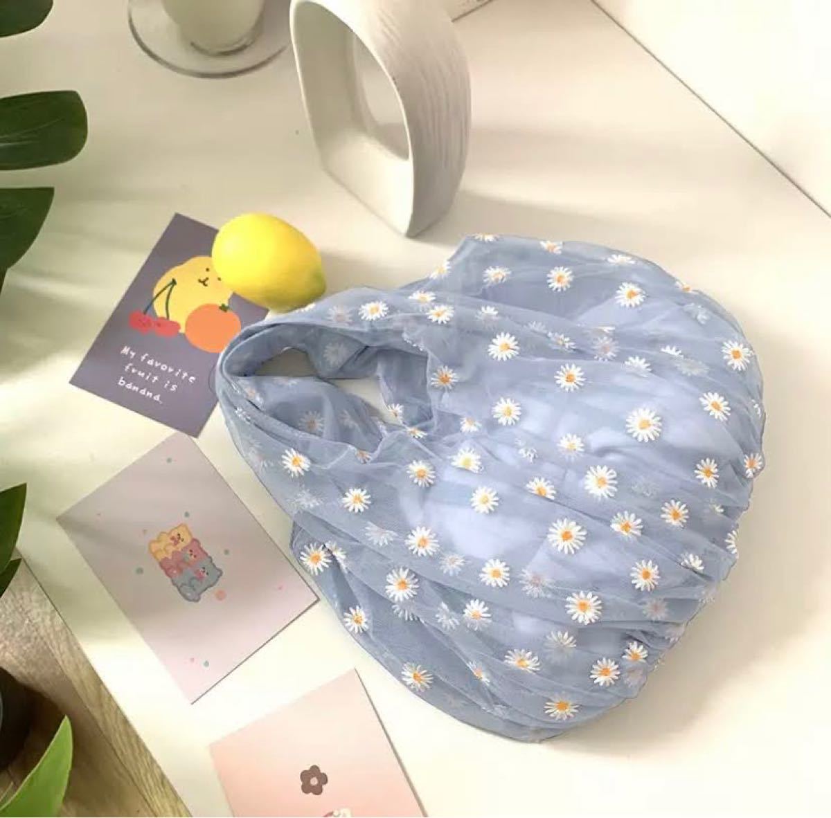 Paypayフリマ Zara同型 ss 新品未使用 刺繍入りチュールバケットバッグ Paypayフリマ Zara同型 ss 新品未使用 刺繍入りチュールバケットバッグ