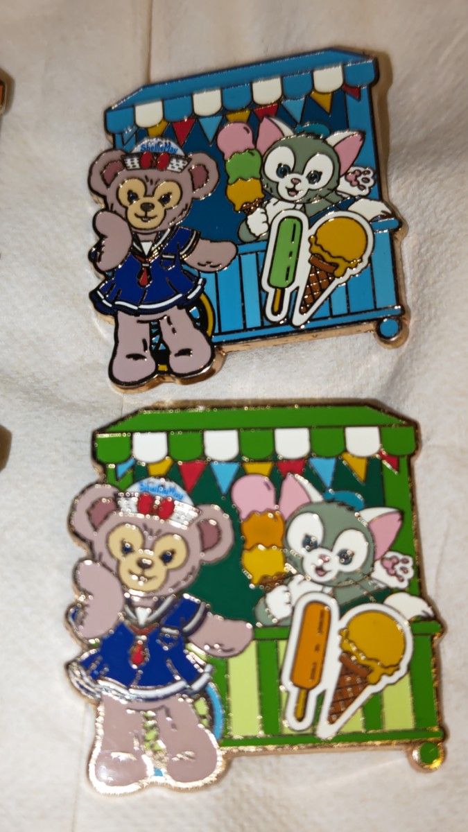 香港ディズニーランド ダッフィー&フレンズ ピンバッジ HKDL 香港ディズニーランド ダッフィー&フレンズ ピンバッジ 4