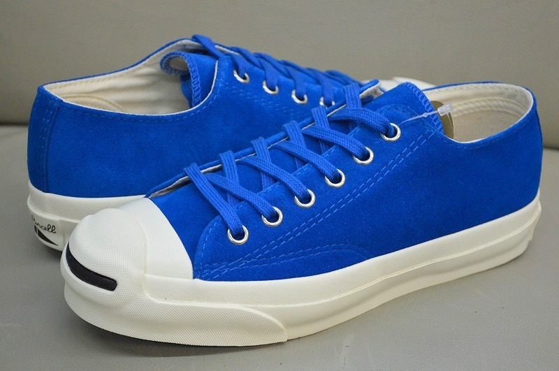 新品未使用 CONVERSE コンバース JACK PURCELL RET SUEDE ジャックパーセル スエード ロイヤルブルー US3.5 22.5センチ 定価13,200円_画像1