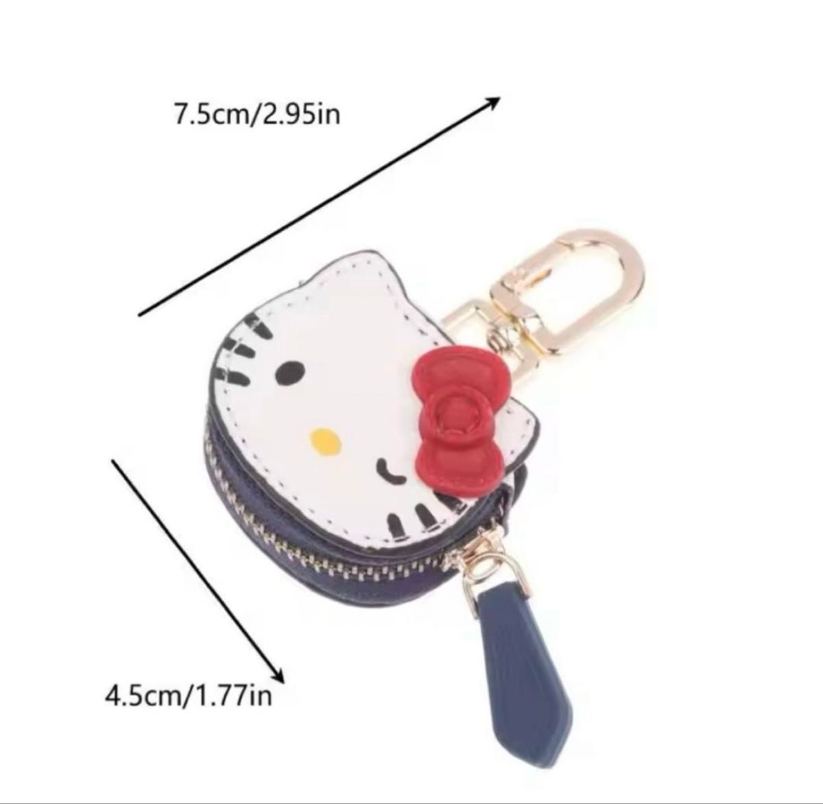 ハローキティ コインケース チェーン付き キーホルダー チャーム