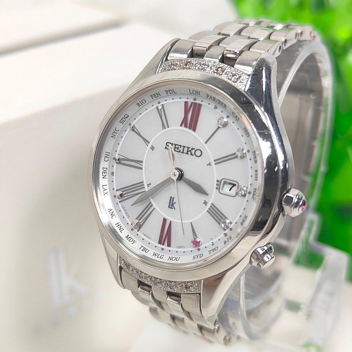 セイコー SEIKO ルキア レディース 腕時計 稼働 電波ソーラー セイコー ルキア 腕時計 レディース ソーラー 電波 25周年記念