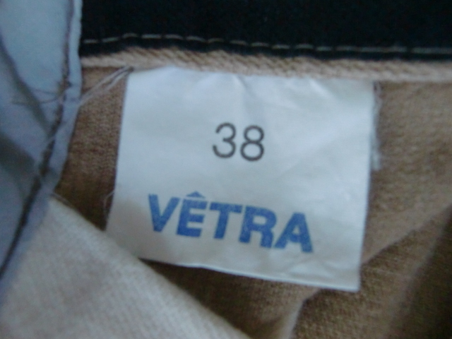 送料無料 70's フランス製 VETRA べトラ 旧タグ ユーロ ヴィンテージ フレンチ ワーク パンツ ピケ素材 VINTAGE DMC ファスナー 70年代_画像1