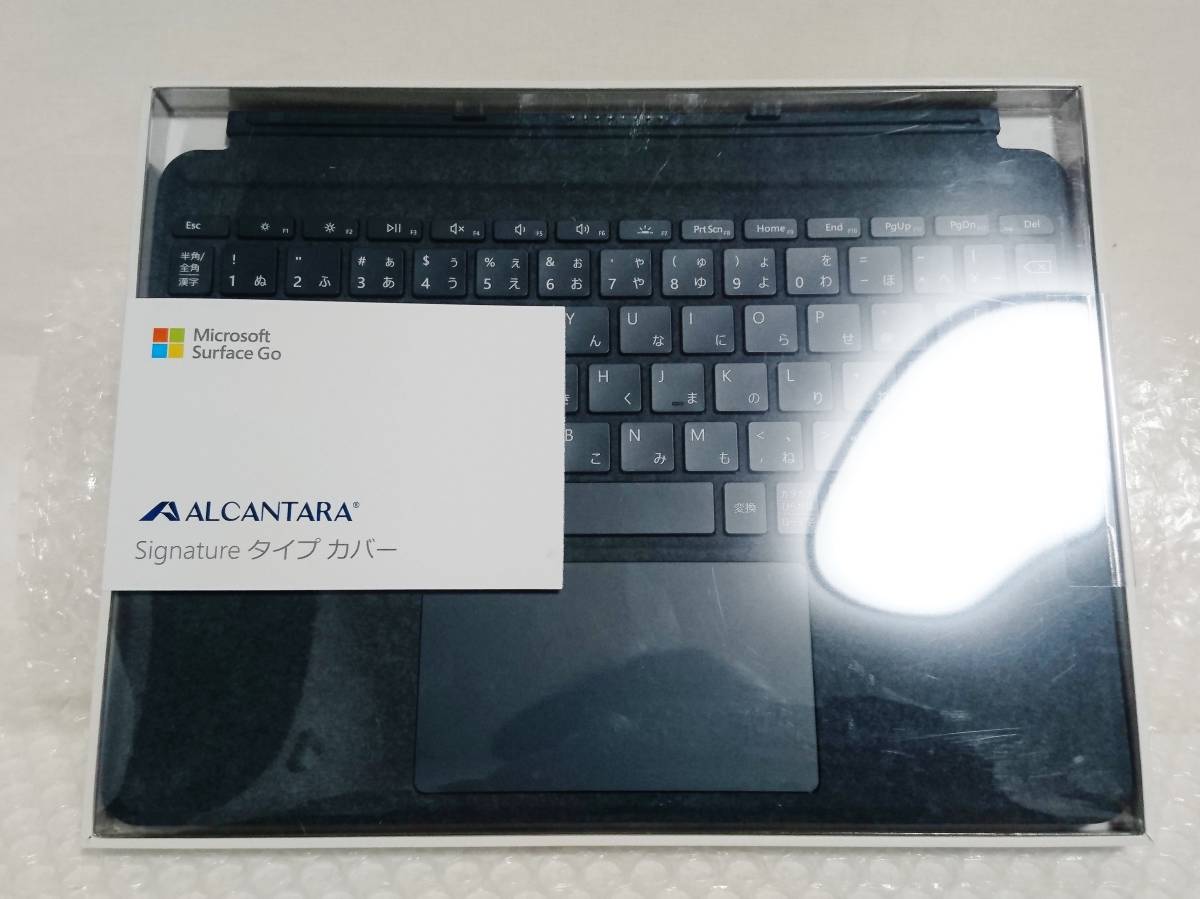 未開封+純正品　Microsoft　Surface Go　KCS-00039　コバルトブルー　ALCANTARA　Signature Type Cover　マイクロソフト タイプカバー