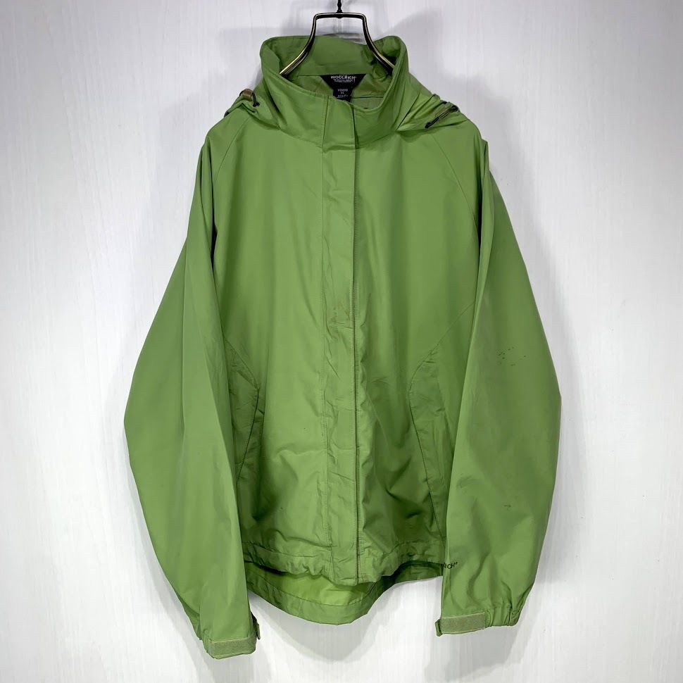 WOOLRICH ナイロン ジャケット XLサイズ グリーン 緑 ウールリッチ