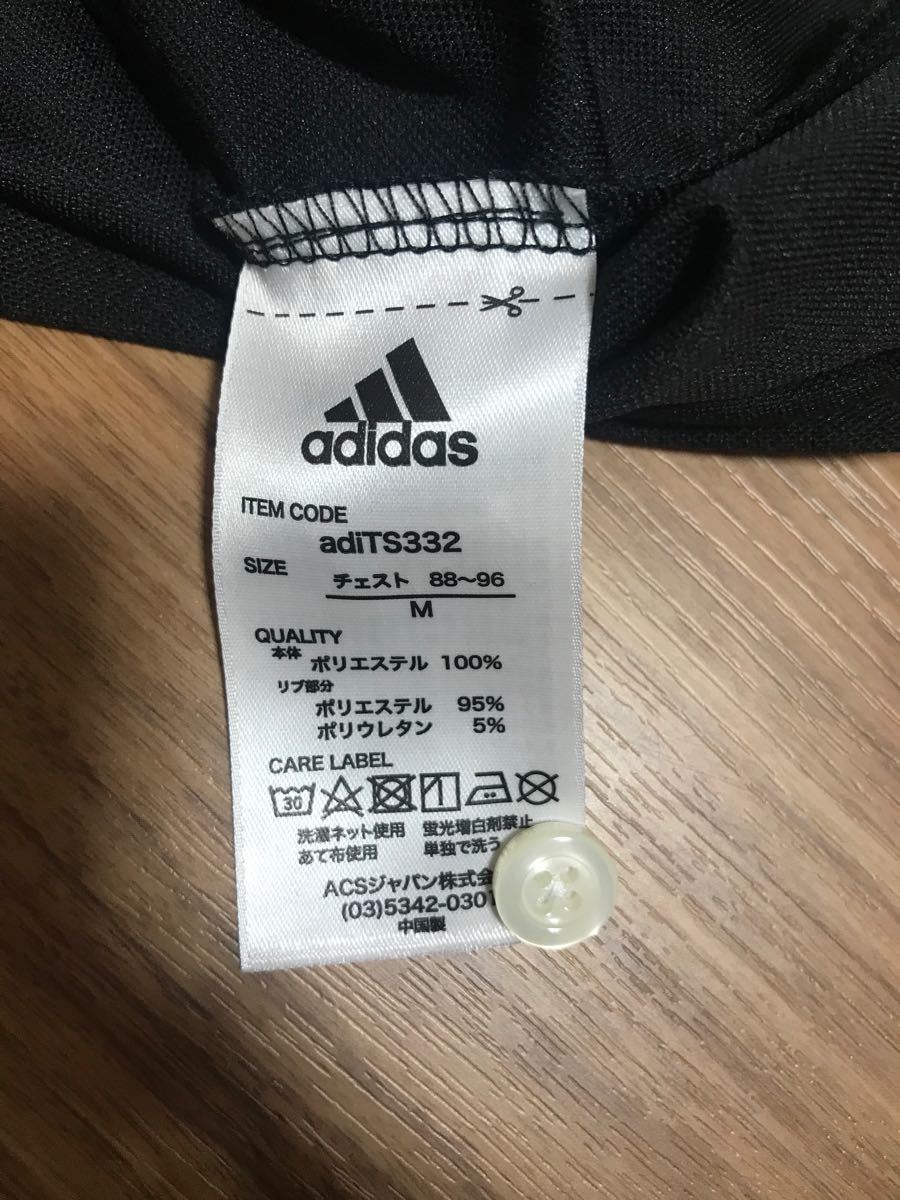 adidas アディダス ポロシャツ・Mサイズ