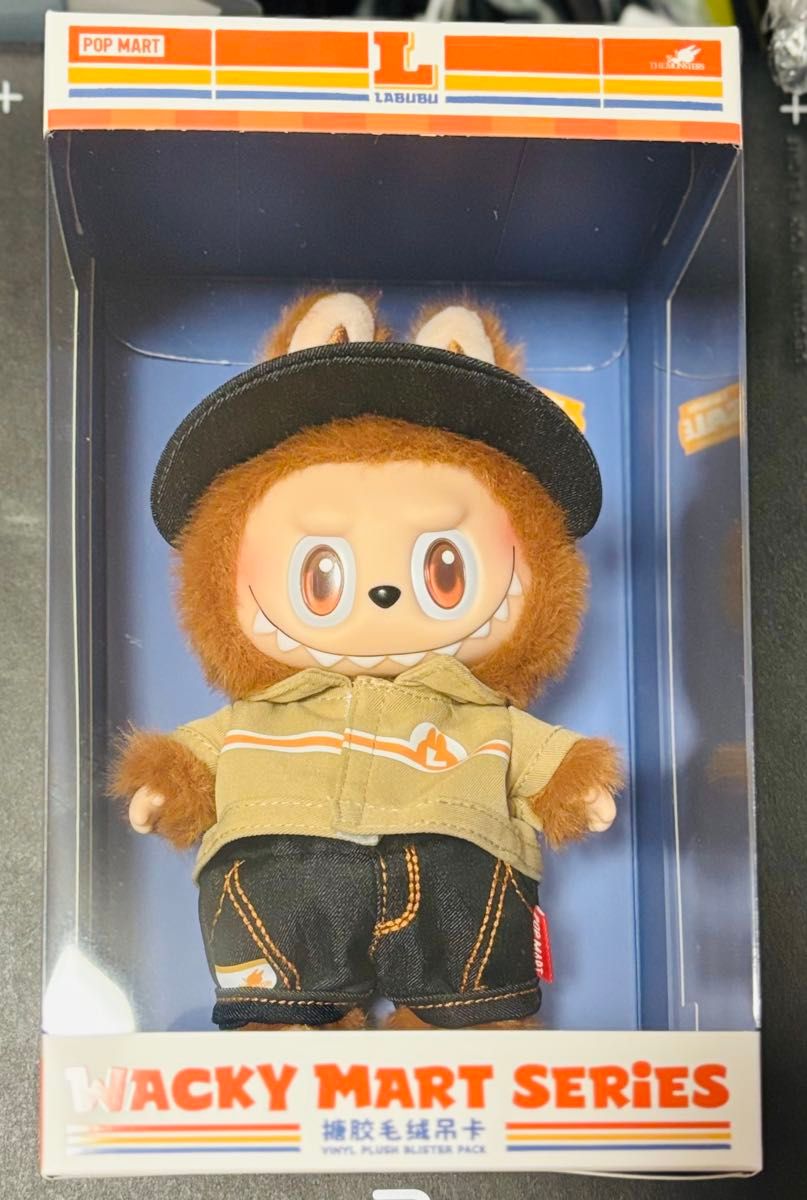 WACKY MART SERIES POP MART ぬいぐるみ店長 LABUBU THE MONSTERS WACKY MART SERIES 店員ラブブ ソラマチ
