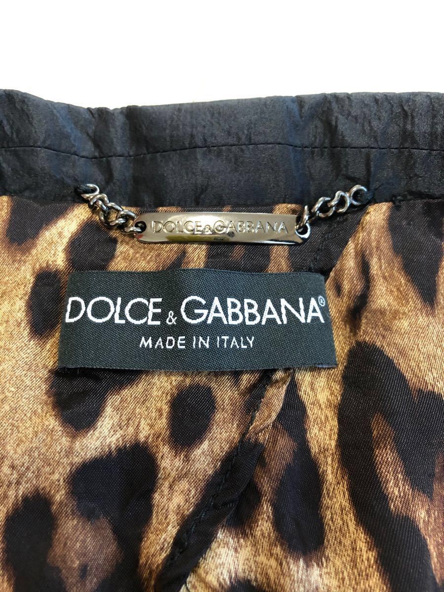 DOLCE & GABBANA テーラージャケット silk100%