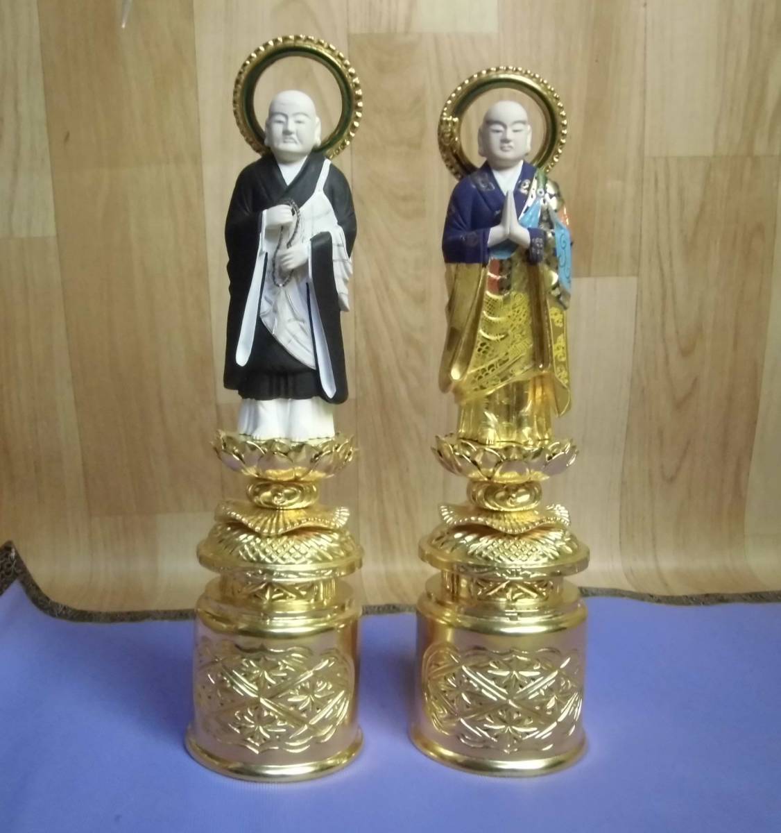 立両大師 京形 木製彩色 (法然上人 善導大師) 5号 | inmano.com.br