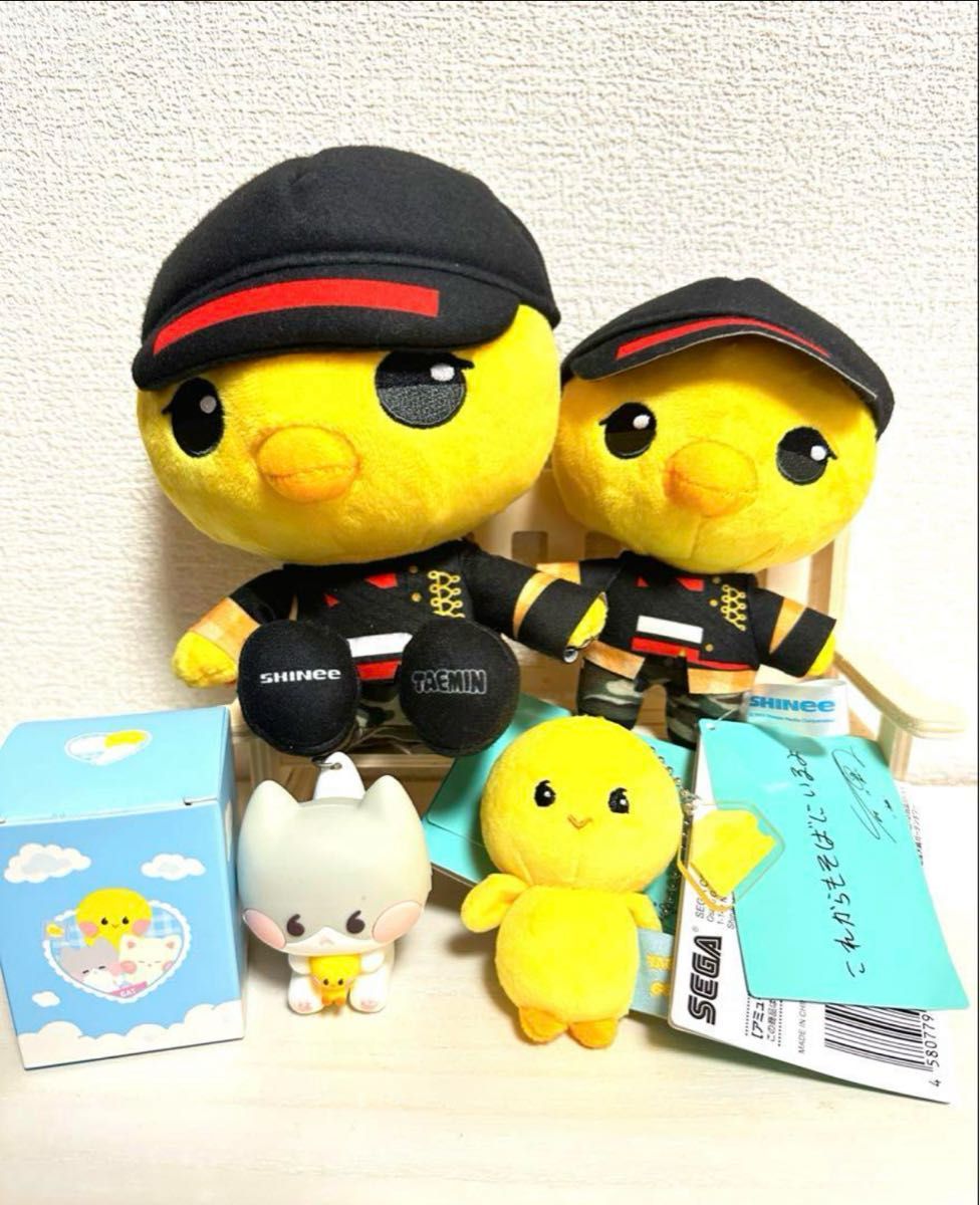 SHINee テミン TAEMARI&GGUNG ぬいぐるみ チャーム セット SHINee テミン TAEMARI ぬいぐるみ GGUNG キーリング ぬいぐるみ