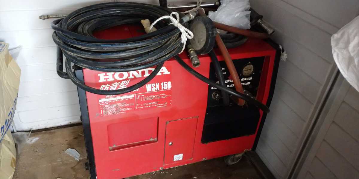  Honda soundproofing type high pressure washer WSX150 used one owner thing HONDA height pressure washing business use 