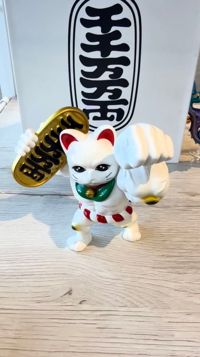 招き猫卓上オブジェ 置物 縁起物 金運