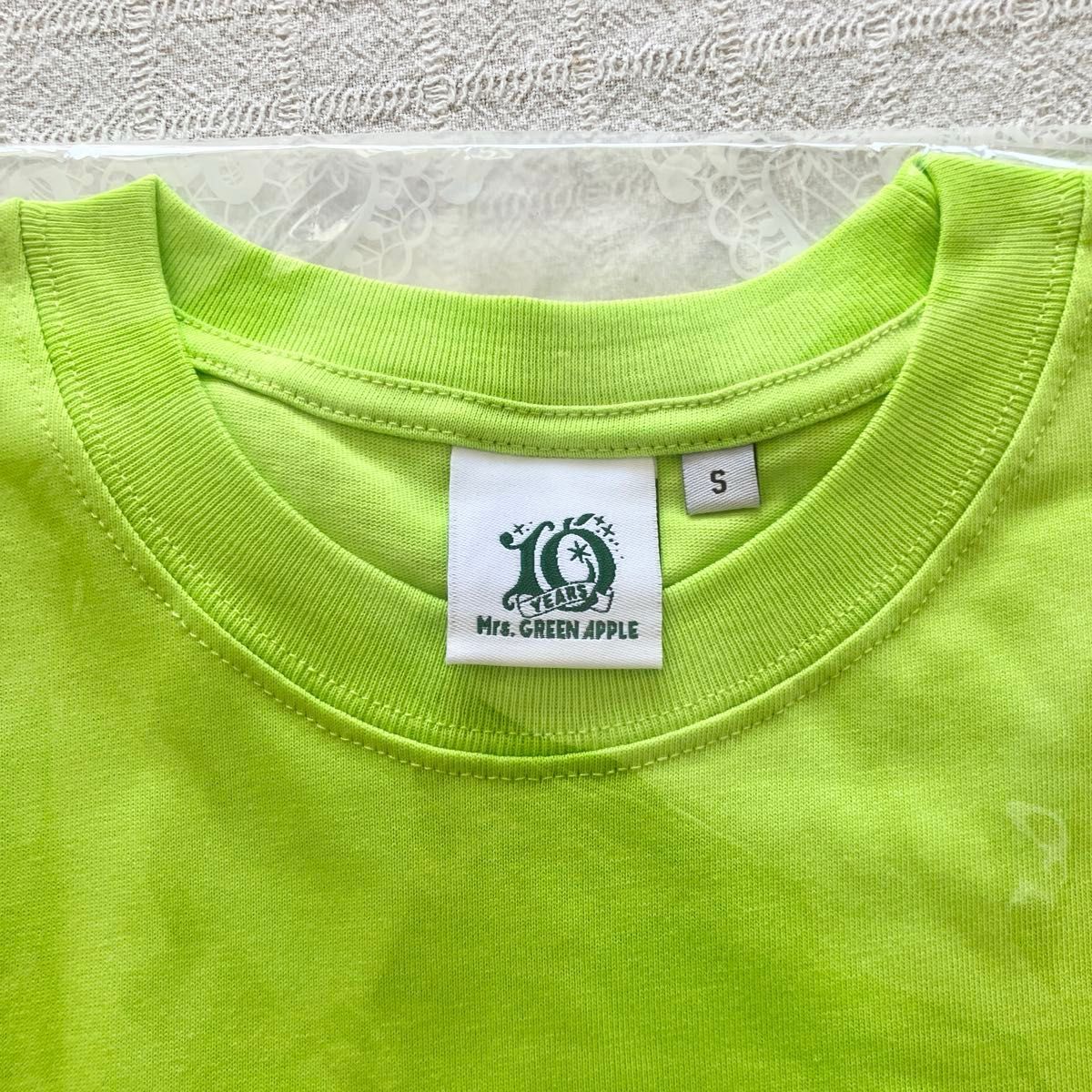 Mrs. GREEN APPLE Slip Apple T-shirt グリーン 未開封 Mrs GREEN APPLE ミセスグリーンアップル サマーTシャツ