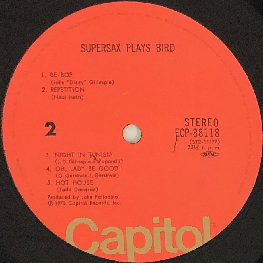 ♪試聴♪Supersax / Supersax Plays Bird_画像5