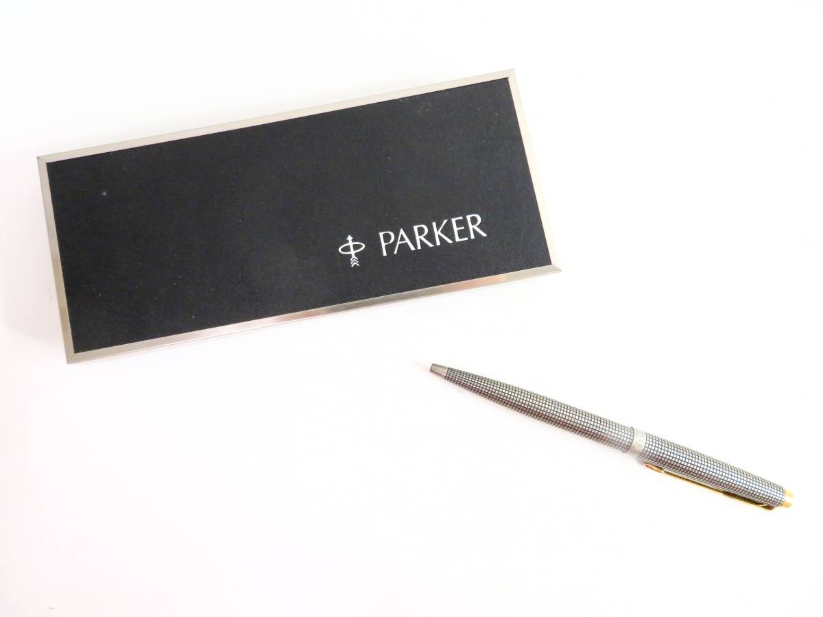 【5％OFF】 未使用品▲PARKER パーカー ノック式ボールペン 筆記用具 箱あり 管理2008 U-10 パーカー