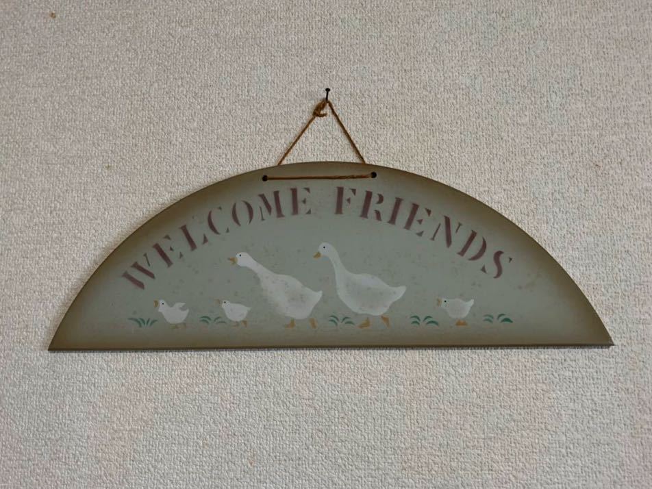 ウェルカムボード【WELCOME FRIENDS】プラーク_画像1